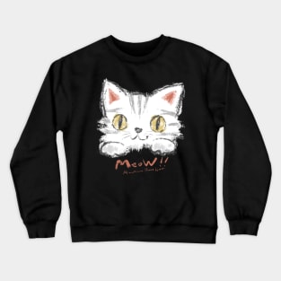 American Shorthair Rough Sketch Crewneck Sweatshirt